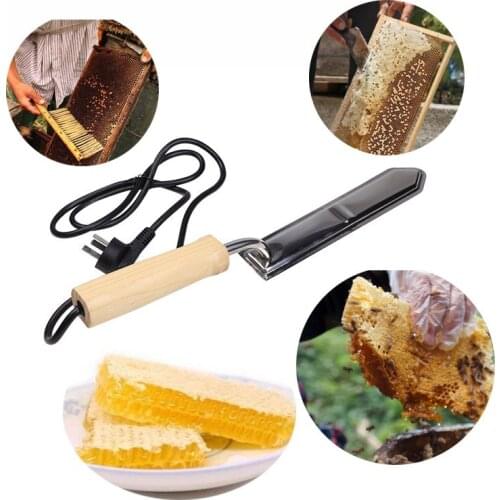 Stainless Steel Electric Scraping Bee Honey Extractor Uncapping Hot Knife Beekeepers Tool for Beekeeping US/EU Plug 110V-240V