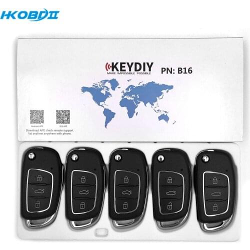 HKOBDII KEYDIY Original KD B16 3 Button B series Universial Remote For KD900/KD-X2/ URG200/KD MINI B Series Remote