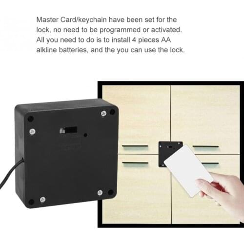 Cerradura inteligente Home Office RFID Smart Drawer Lock Intelligent Cabinet Lock Electronic Invisible Reader keyless Lock