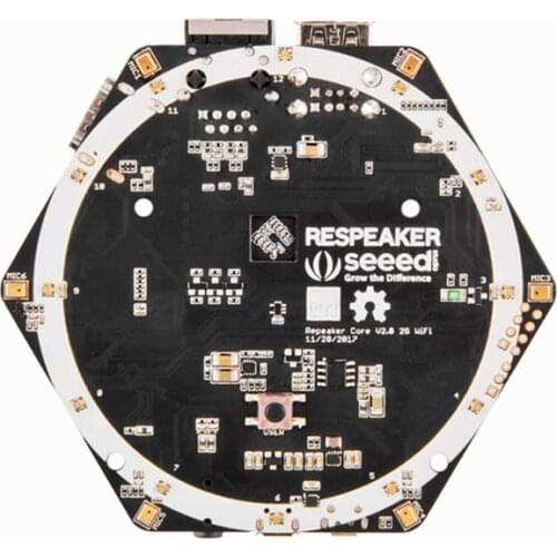 Respeaker Core v2.0 Intelligent Speech Recognition ARM Quad-Core Cortex A7 6 Microphone Array for Voice Interface Applications