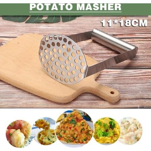 Quality Metal Manual Press Potato Masher Vegetables Ricers Garlic Fruit Mud Maker Fast Kitchen Potato Pressure Gadget
