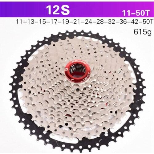 Bicycle Freewheel 12S Speed Cassette 11-50T Wide Ratio Mountain Bike MTB Bicycle Cassette Flywheel Sprocket for M7000 M8000