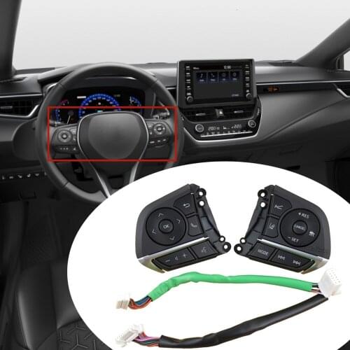 New Cruise Control Button Steering Wheel Control Switch For Toyota Camry TRD Hybrid XSE Avalon RAV4 Corolla Suzuki Across Swace