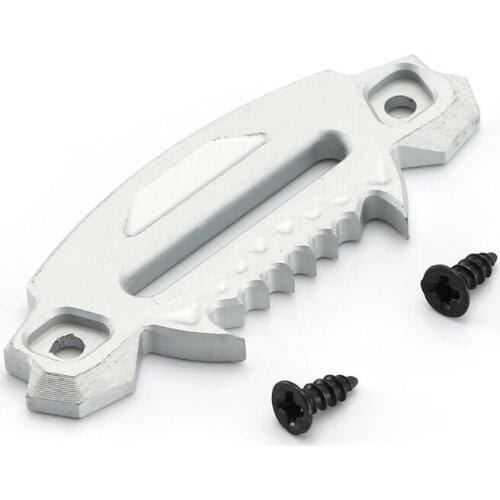 Winch Control Mount Plate Aluminum Winch Control Mount Hawse Fairlead Suitable For D90 1/10 RC Crawler Road Car