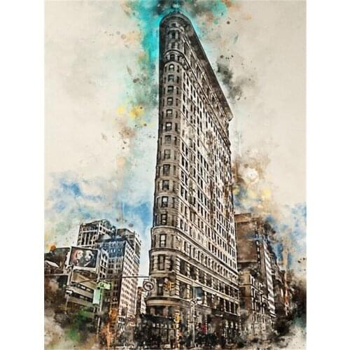 Full Square/Round Diamond Painting City Famous Building Home Decor Diamond Embroidery Landscape Handmade Gift Wall Art