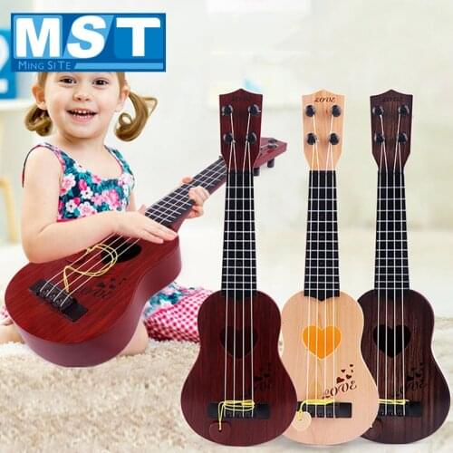 Portable Classical Guitar Musical Instrument Development Educational Toys Child Kids Ukulele For Beginner Acoustic Guitar Toys