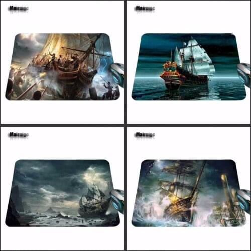 Mairuige Pirate Gaming Mouse Pad In The Mouse Pad Storm New Rubber Non-slip Rubber Pad 18*22cm / 25*29cm or 25*20cm