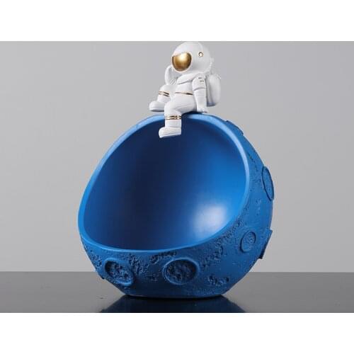 Nordic porch astronaut storage ornaments storage key plate fruit tray storage box creative home accessories astronaut