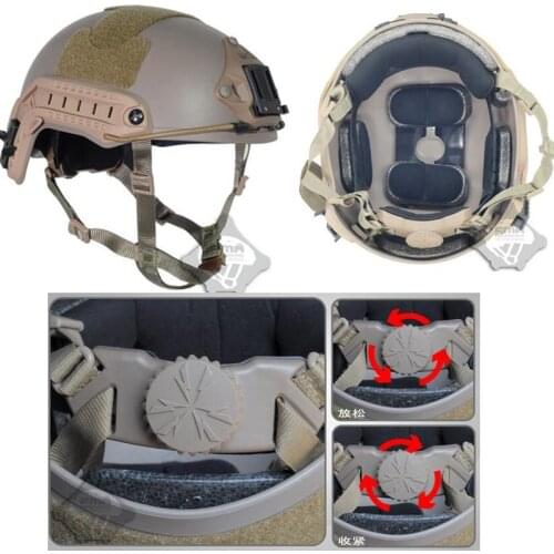 TBFMA Tactical 3MM Thin Type Helmet Airsoft Ballistic Helmet Tactical Military