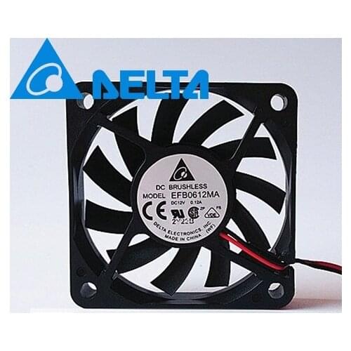 EFB0612MA 6010 60mm 60*60*10mm ultra-thin cooling fan