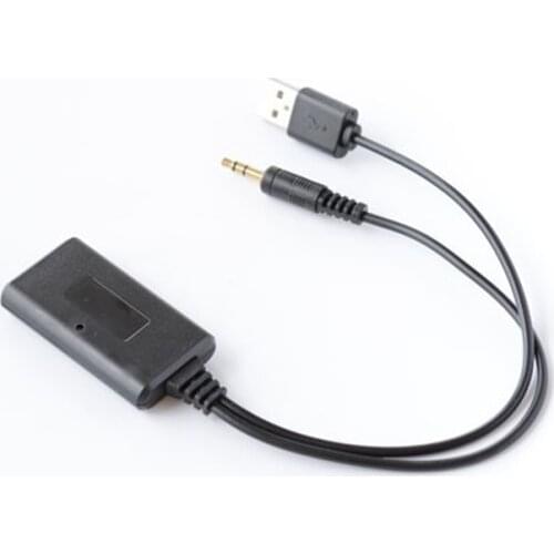 Universal Car Wireless Bluetooth-compatible Receiver USB 3.5MM Aux Media Music Player Audio Adapter For BMW