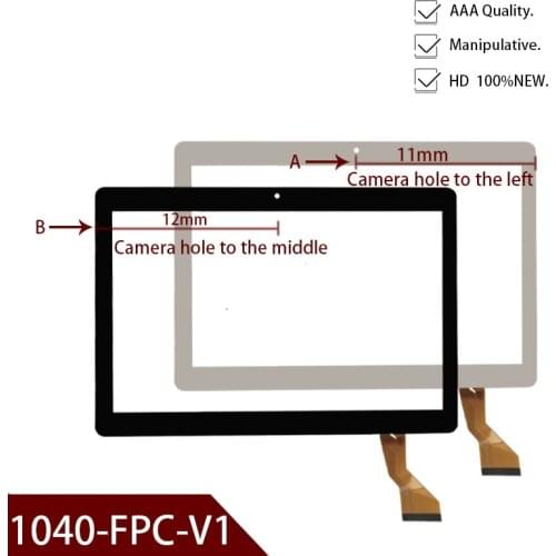 10.1 inch for YUNTAB Tablet K107 HN 1040-FPC-V1 LNMBBS K107 capacitive Touch screen Digitizer glass External screen Sensor