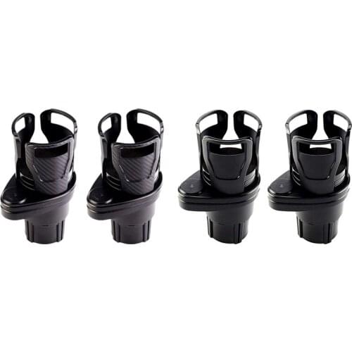 2PCS Car Cup Holder Expander Adapter 2 in 1 Vehicle-Mounted Cup Drink Holder 360 Degrees Rotating