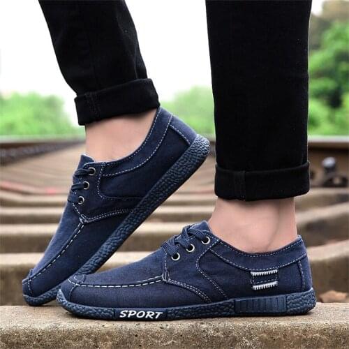 2021 Men Casual Shoes Canvas Shoes For Men Denim Loafers Shoes Breathable Men Fashion Sneakers Men Walking Shoes Male Footwear89