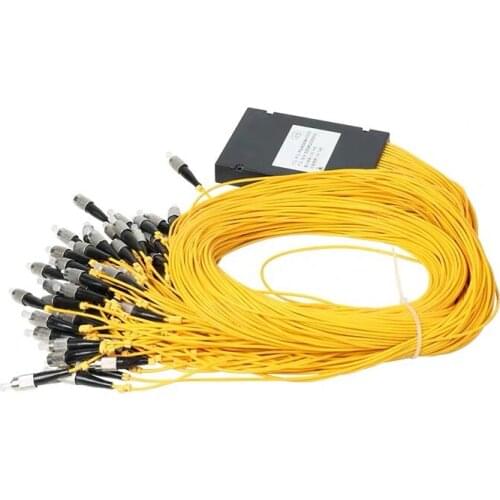 Free Shipping1x64 plc splitter FBT Optical Couple FC / UPC 1x64 plc splitterFBT Optical Fiber Optic Splitter Single modeFC /UPC