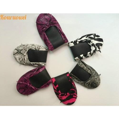 Free shipping! Big discount Hotsale PU ballet dancing flat portable fold up shoes with bag