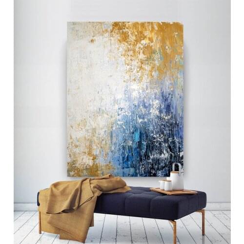 Large Modern Wall Art Painting Modern Abstract Artwork Modern Decor Acrylics Paintings Living Room Wall Art Decorations Poster