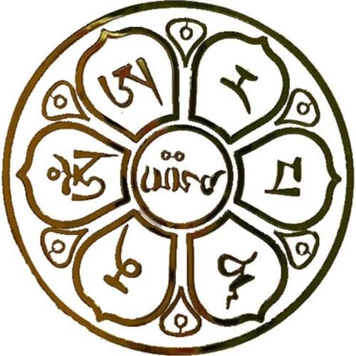 9 Styles Rune Metal Stickers Epoxy Resin Mold Fillings Jewelry Making Material