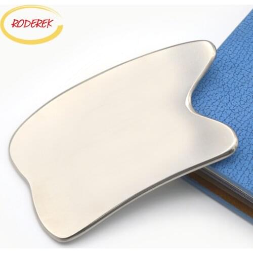 Stainless Steel Guasha Tool Body Healthcare Titanium Gua Sha Board Scraping Healthcare Massage Tool