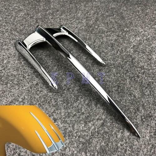 Motorcycle Chrome Front Fender Accent Decoration Trim For Honda Goldwing GL1800 F6B VTX1800 VTX1300