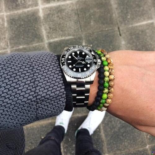 Natural Stone Beads Bracelet Set Men Erkek Bileklik Jewelry Bracelets For Women Pulseras Mujer Femme Armband Homme Friends 2019