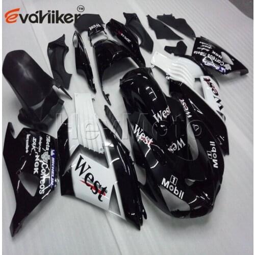 ABS Motorcycle fairing for ZX14R 2006 2007 2008 2009 2010 2011 2012 2013 2014 2015 2016 black white Injection mold H2