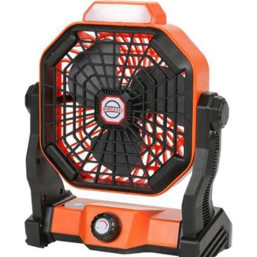 Portable Camping Light Fan, Outdoor Camping Light Fan Rechargeable Light, Suitable for Outdoor Hiking Tent Garden