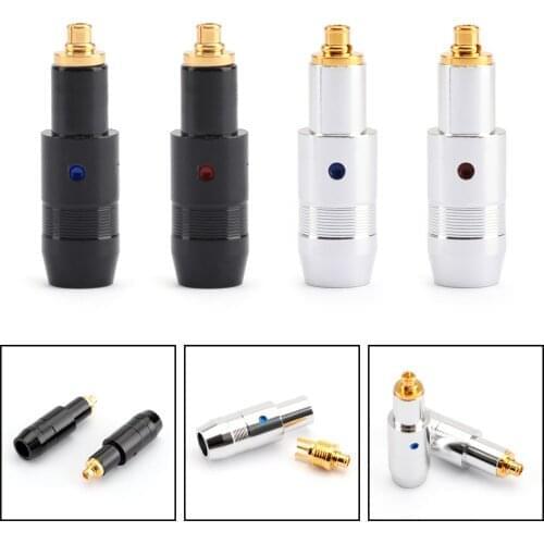 Areyourshop Earphone DIY Pin Gold Plated Audio Plug For MMCX 1840 1440 1540 Silver Black Plug Jack Connector
