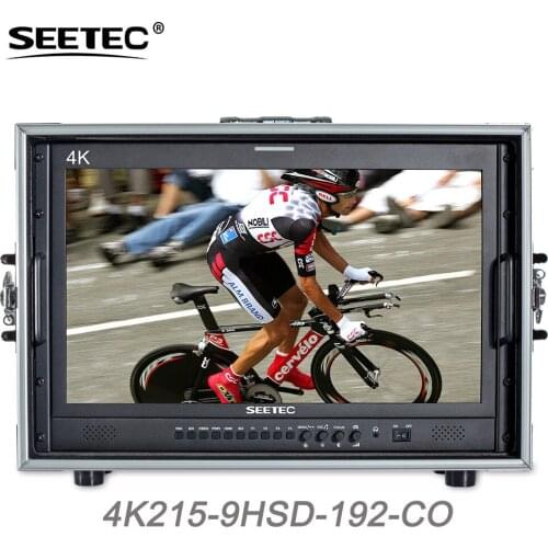 Seetec 4K215-9HSD-192-CO 21.5 Inch IPS FHD Broadcast Monitor 3G-SDI 4K HDMI Carry-on LCD Monitor for Director CCTV Monitoring