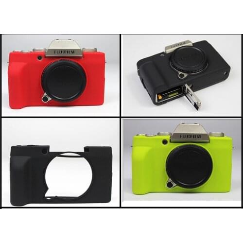 Silicone Armor Skin Case DSLR Camera Body Cover Protector Video Lens Bag For Fujifilm XT200 FUJI X-T200
