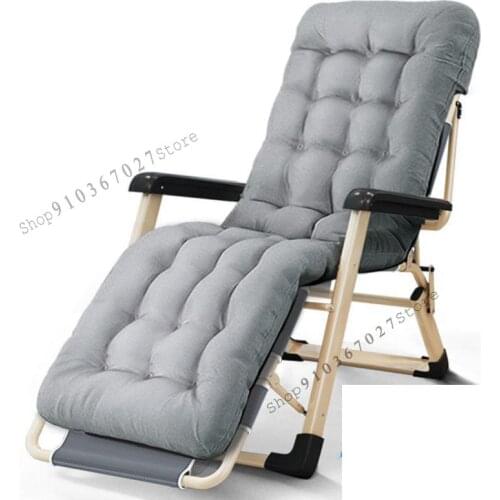 Reclining Chair Folding Lunch Nap Balcony Home Leisure Couch Comfortable Beach Back Portable Folding Chair