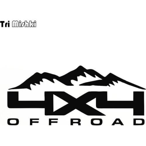 Tri Mishki HZX336# 10*23.1cm 4x4 off road and mountain car sticker auto funny car stickers