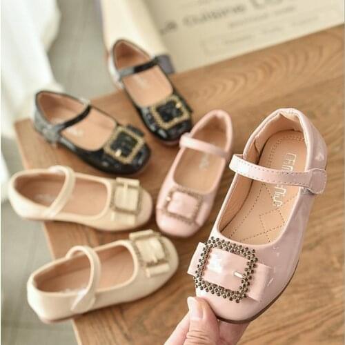 2020 new children girls colorful pu lace dance shoes girls princess shoes flat dance shoes 21-36 3 colors