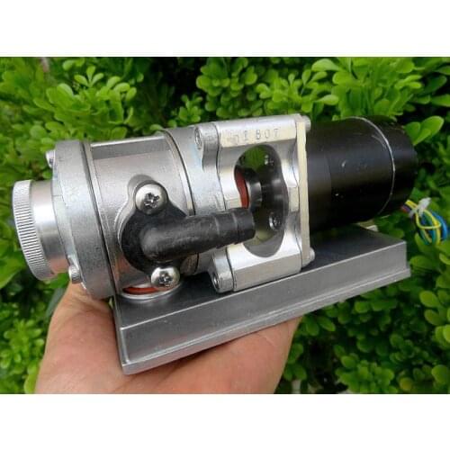 Vacuum pump brush less motor air pump high power double ball bearing metal pump head 4 carbon plate 12 to 24V