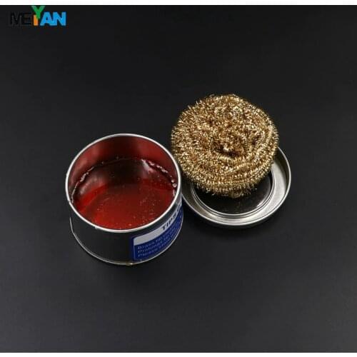 YIHUA-08C Soldering iron cleaner rosin Welding tools With high quality solder tip steel wire clean ball