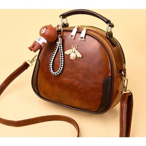 Womens Bag Small Bag New Atmosphere Fashion Single Shoulder Bag Student Backpack Handbag Messenger Bag Mobile Phone Bag