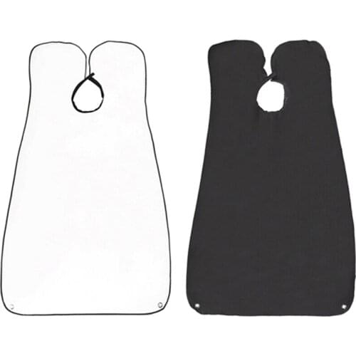 130cmx82cm Man Bathroom Apron Cape Black Beard Apron Hair Shave Apron For Man Waterproof Cloth Household Cleaning Protector