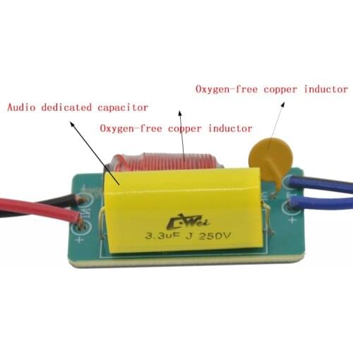 2pcs Car tweeter Crossover Filter Treble Speaker divider Home Audio parts