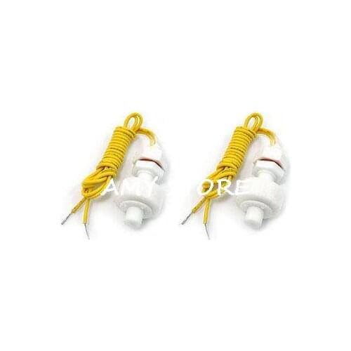 2 Pcs Water Tank Liquid Level Sensor Mini Floating Switches ZP2508