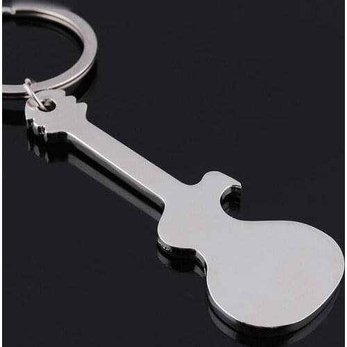 200pcs Gift Zinc Alloy beer guitar bottle opener bottle opener keychain keyring key chain key ring wen4585