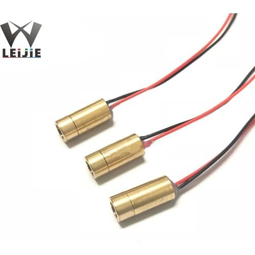 650nm 5mW 3V/5V 9mm Cross Line Dot 9*21mm Industrial MINI Laser Module Red Locate Laser Head LD Module Laser Medical positioning