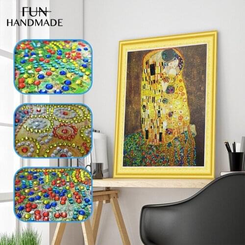 Special Shaped Drill 5D DIY Round Diamond Painting Gustav Fox Embroidery Cross Stitch Rhinestone Painting Wall Decor Gift