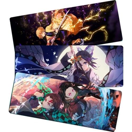 Anime Demon Slayer Figure Mouse Pad Fun Launch Kamado Tanjirou Nezuko Action Figures PVC Model Birthday Christmas Gifts Toys