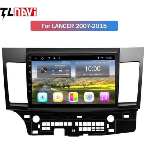 2G RAM 10.1 inch Android 10 car dvd gps navigation for mitsubishi lancer 2007-2015 multimedia radio system