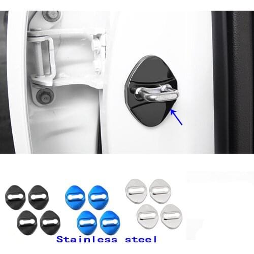 Car Styling Anti Rust Water Proof Door Lock Key Keys Protect Buckle Cover Trim Frame 4pcs For Honda CRV CR-V 2017 2018 2019 2020