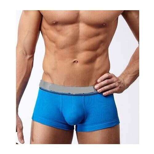 Free shipping male panties male cotton trunk mens boxer panties