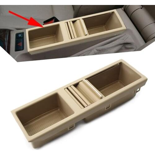 Beige Front Center Console Storage Drink Cup Holder 51167038323 for BMW E46 3 Series