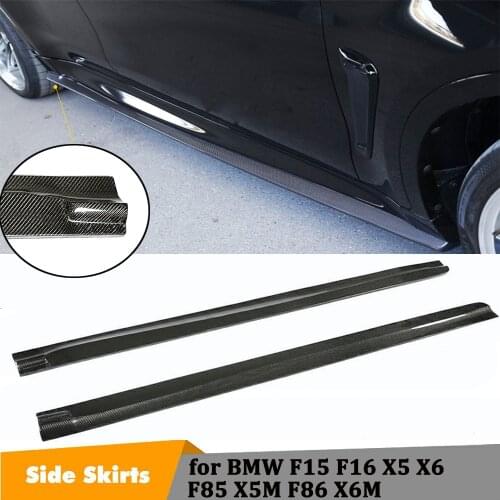 Carbon Fiber Side Skirts for BMW F15 F16 X5 X6 F85 X5M F86 X6M M-TECH M-SPORT 2014 UP