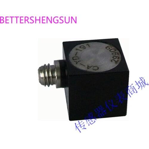 CA-YD-191 Piezo Accelerometer Small Lightweight Isolation Adhesive 50g 100mV/g 1-8kHz