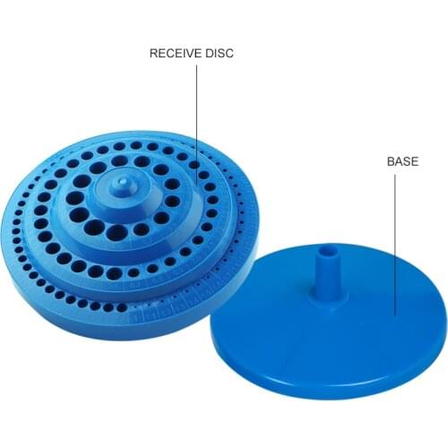 Drill Bit Storage Case Stand Round Shape Hard Plastic Organizer 100Pcs Hole Tool